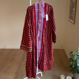 Vendbar silke kimono nr. 22 - 100 cm