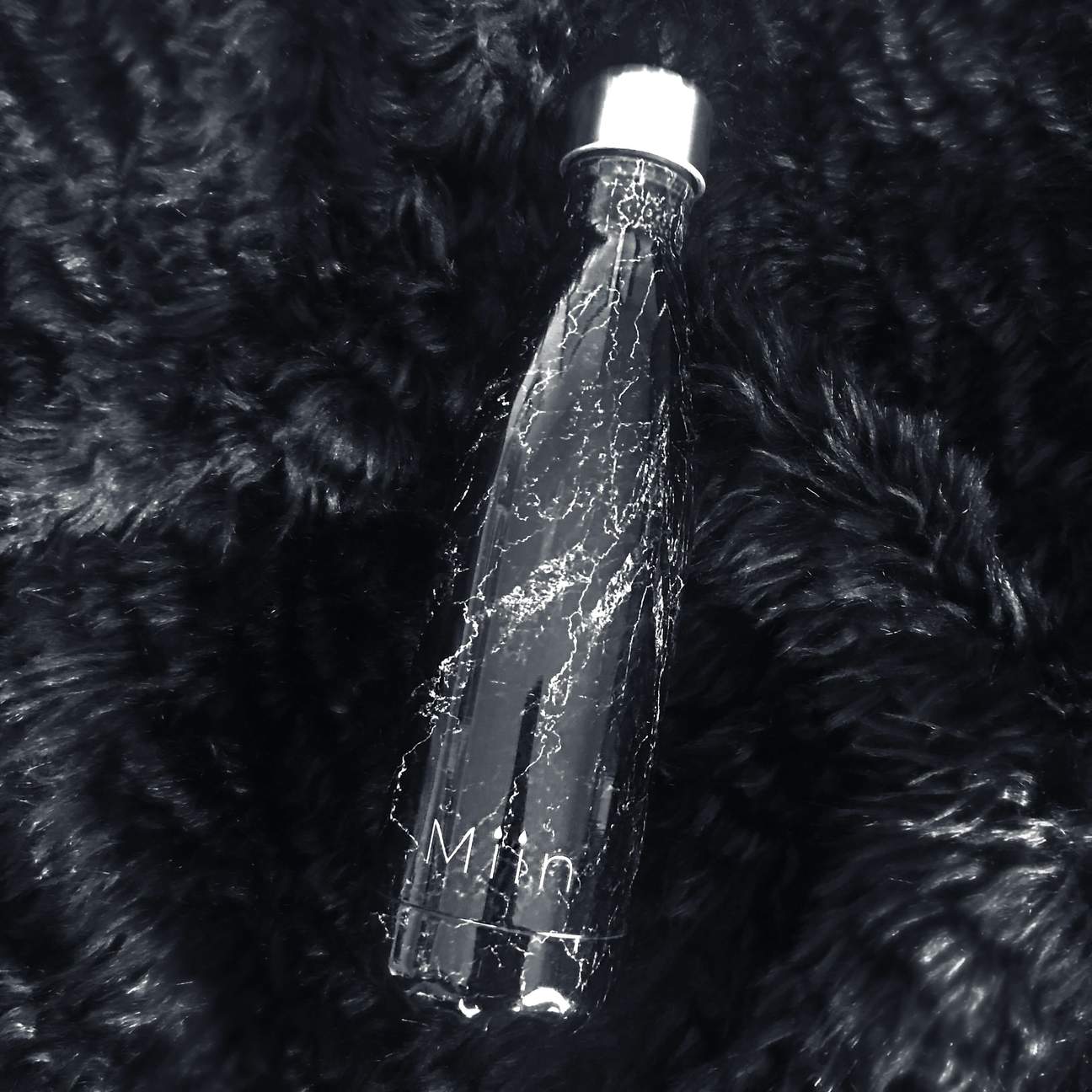 Miin Bottle - Sort marmor - Billede 3